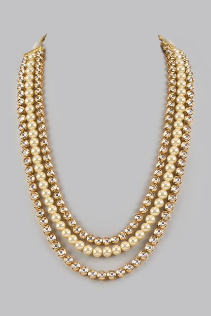 Ivory Kundan & Pearl Mala