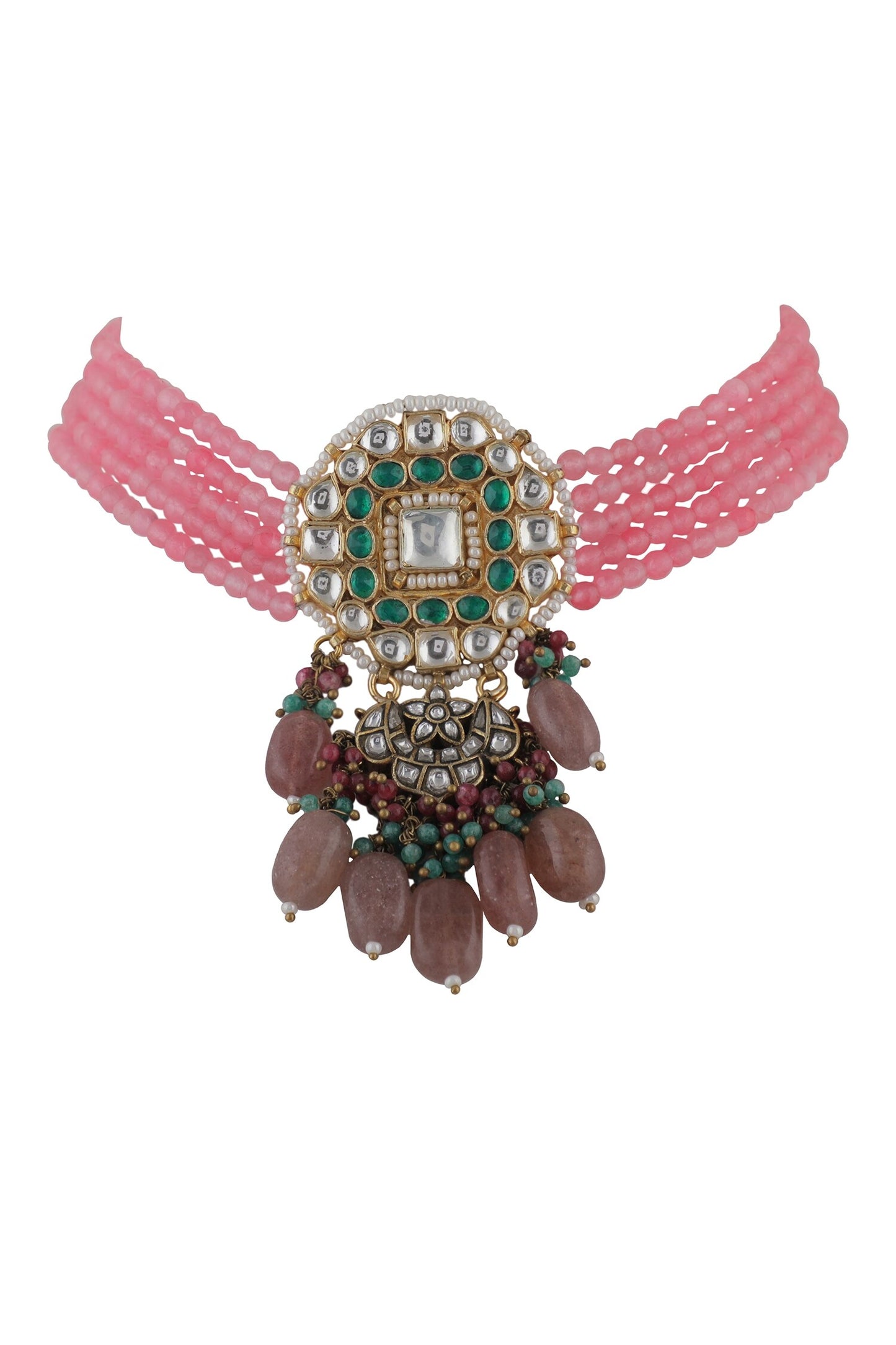 Jadtar Embellished Choker Set 