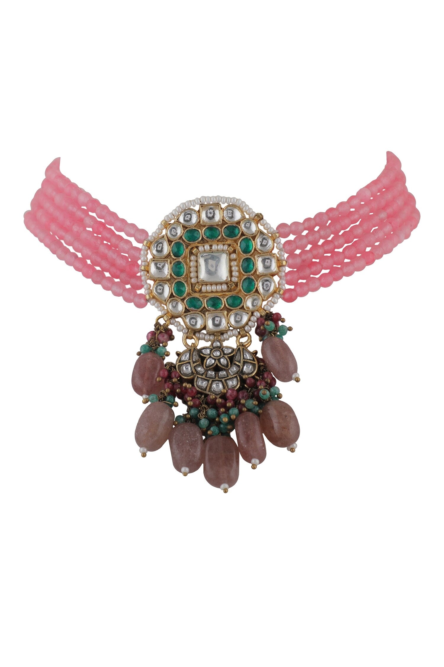 Jadtar Embellished Choker Set 