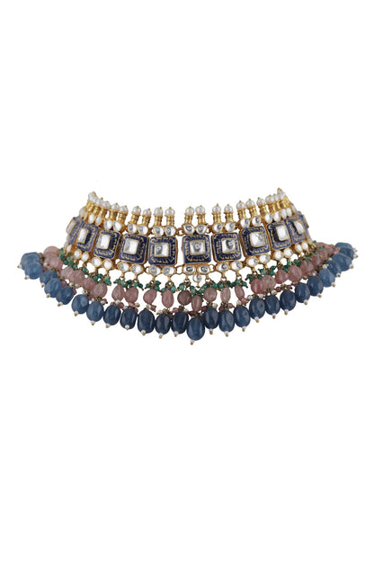 Mina Work Embellished Choker Set 