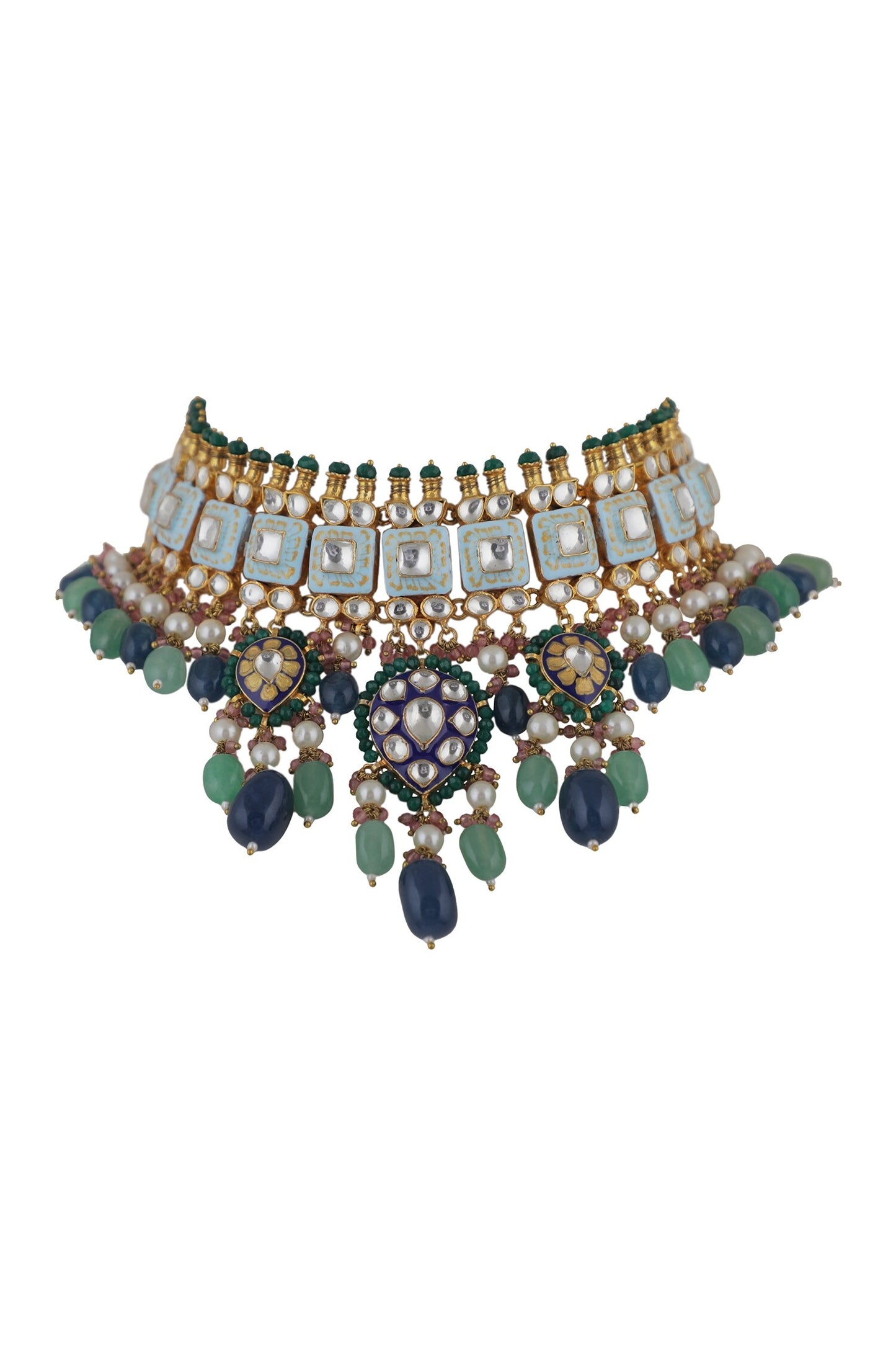 Embellished Mina Work Choker Set 