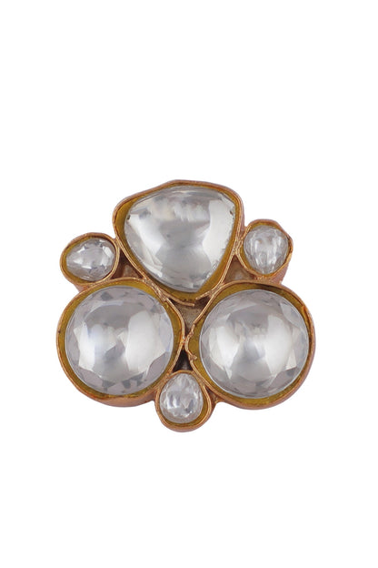 Jadtar Choker Set With Pearl Drops 