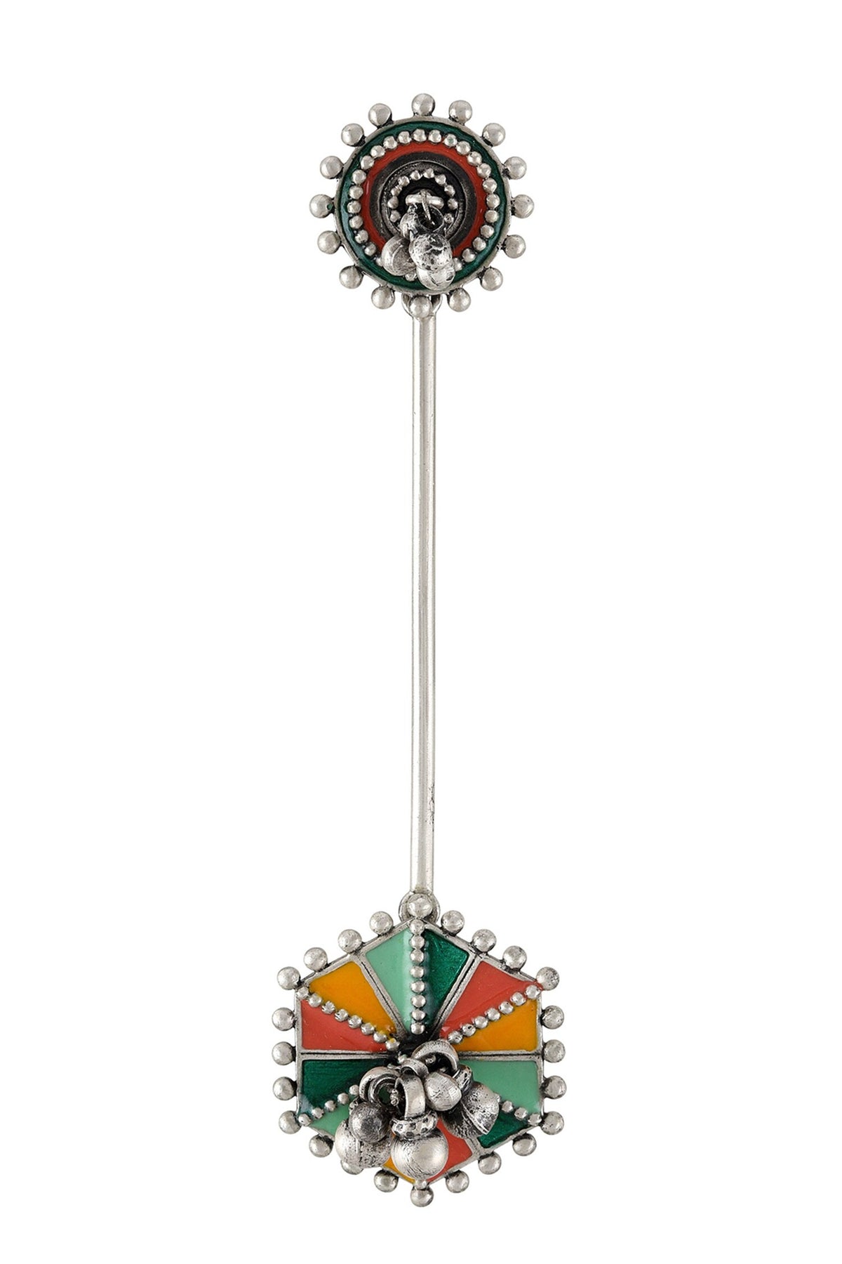 Rangeeli Ghungroo Long Earrings 