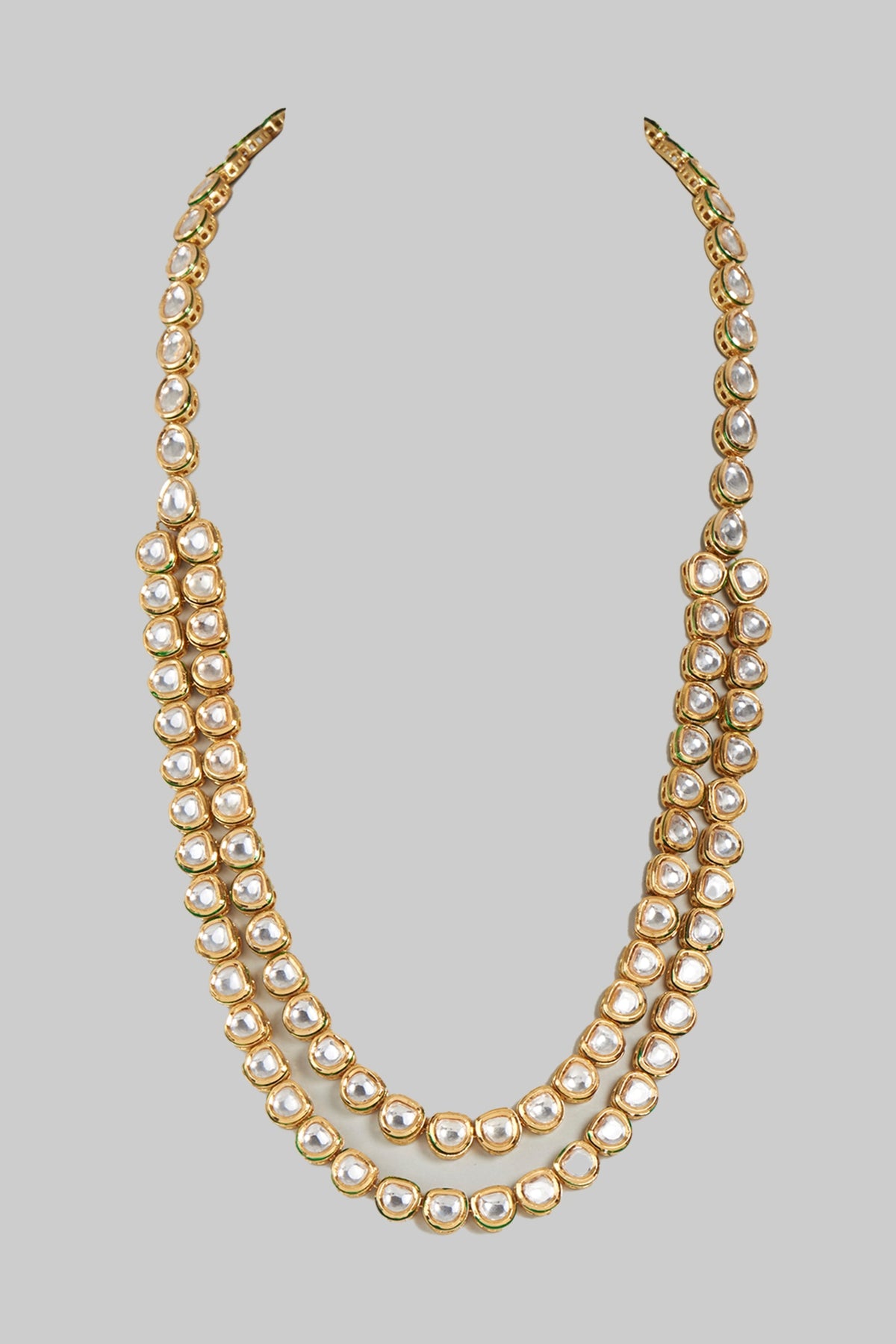 Gold Finish Kundan Mala