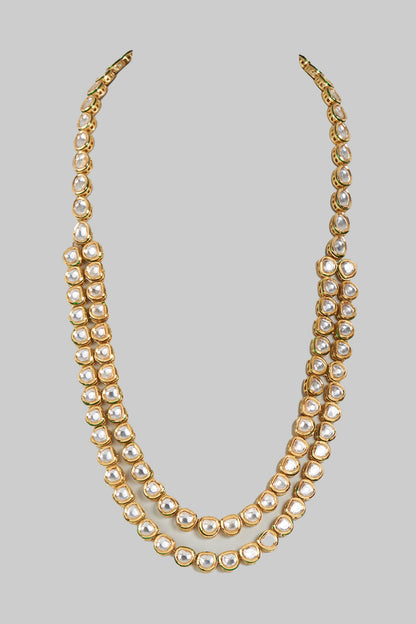 Gold Finish Kundan Mala