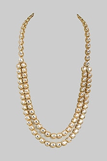 Gold Finish Kundan Mala
