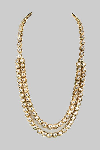 Gold Finish Kundan Mala