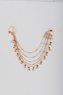 Gold Finish Ruby Shennai Nath
