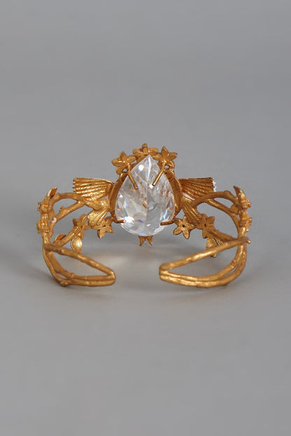 Gold Finish Meenakari Bracelet