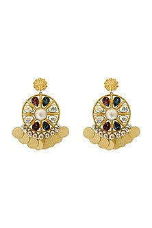 Gold Plated Swarovski Earrings