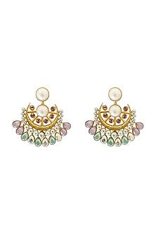 Gold Plated Pearl Earrings