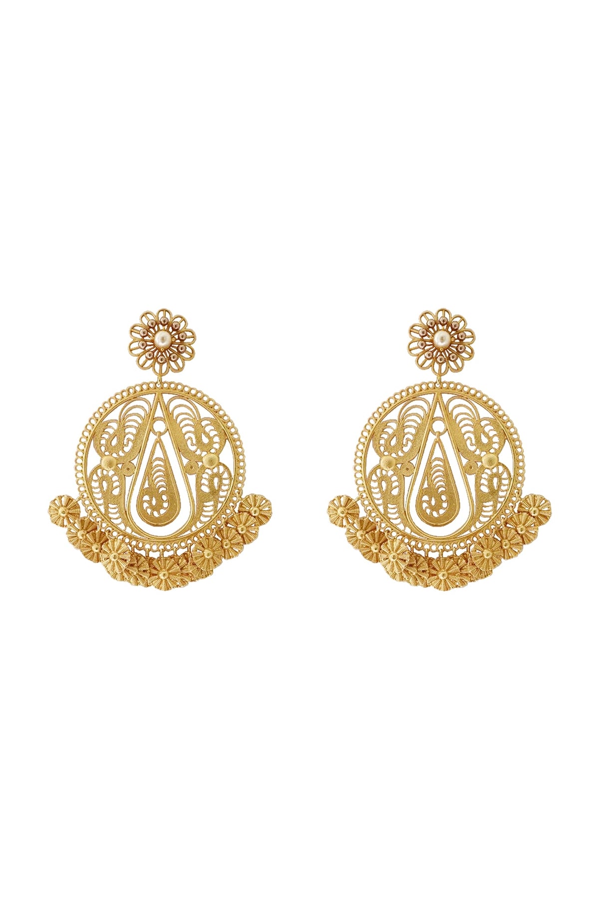 Gold Plated Swarovski & Crystal Earrings