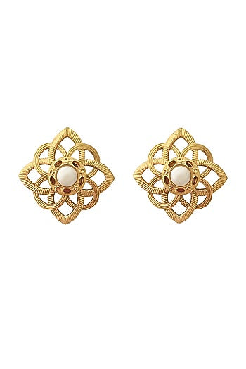Gold Plated Stud Earrings
