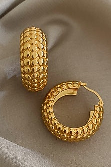 Gold Plated Hoop Earrings