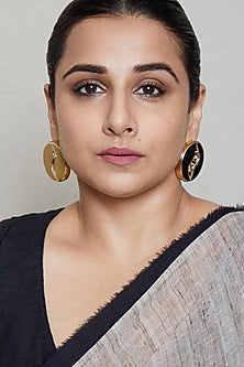 Gold Finish Asymmetric Earrings