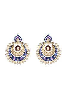 Gold Plated Chandbali Earrings