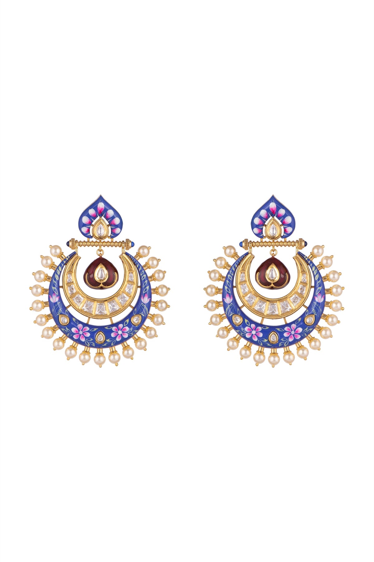Gold Plated Chandbali Earrings