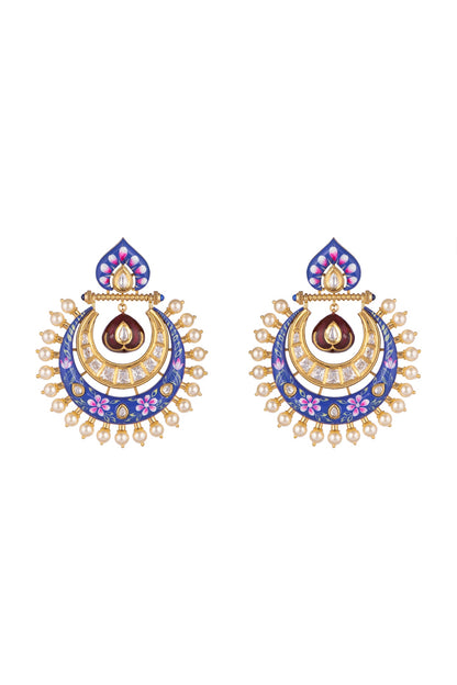 Gold Plated Chandbali Earrings