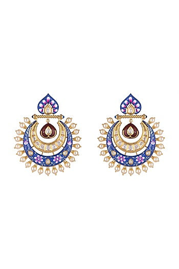 Gold Plated Chandbali Earrings