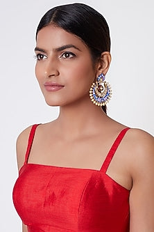 Gold Plated Chandbali Earrings