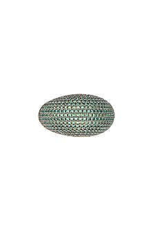 Gold Plated Zirconia Ring