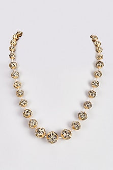 Black Rhodium Finish Beaded Mala