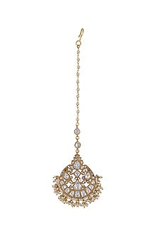 Gold Plated Jadtar Maangtikka
