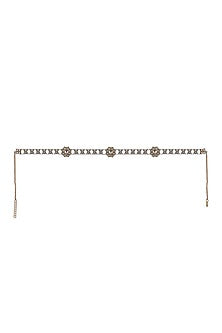 Gold Plated Jadtar Kamarband