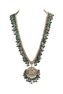 Gold Plated Beaded Long Necklace