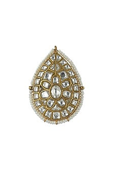 Gold Plated Moti Ring