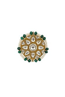 Gold Plated Jadau Ring