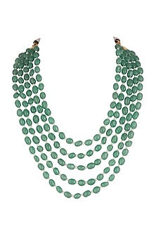 Pearl & Emerald Mala Necklace