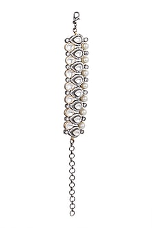 Silver Finish Crystal Bracelet