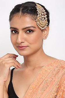 Gold Finish Red Pearl Pasa