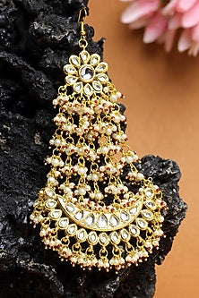 Gold Finish Red Pearl Pasa