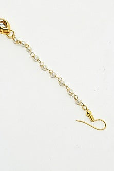 Gold Finish Kundan Polki Maang Tikka