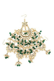 Gold Finish Kundan Polki Pasa