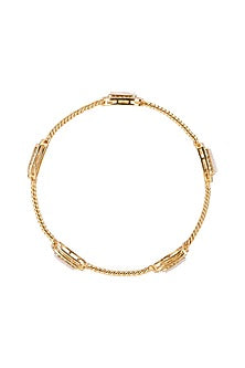 Gold Finish Kundan Polki Bangle