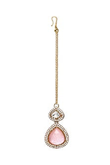 Gold Finish Multi-Colored Stone & Kundan Polki Choker Necklace Set