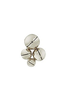 White Finish Enameled Dangler Earrings