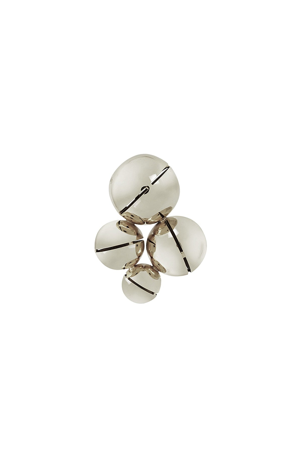 White Finish Enameled Dangler Earrings