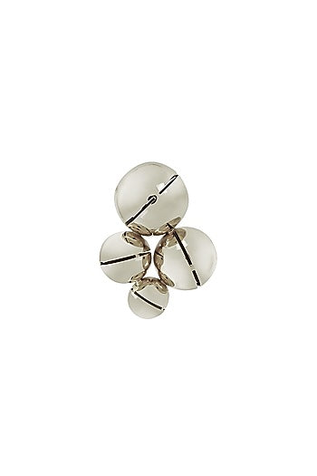 White Finish Enameled Dangler Earrings