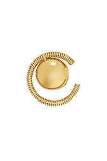 Gold Finish Adjustable Lyon Ring