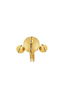 Gold Finish Adjustable Kyoto Ring
