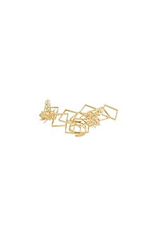 Gold Finish Bees Ring