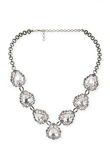 Two Tone Finish Kundan Polki & Diamond Necklace