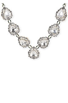 Two Tone Finish Kundan Polki & Diamond Necklace