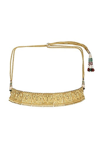 Gold Plated Choker Necklace With Swarovski