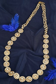 Gold Polki & Semi-Precious Stone Mala