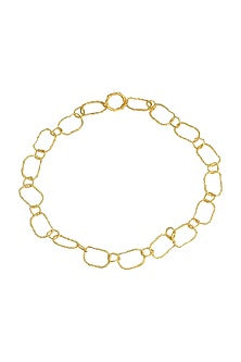 Gold Finish Crudo Catene Waist Belt